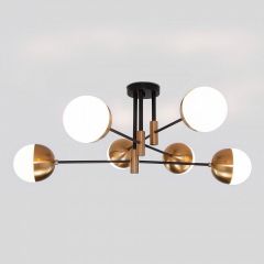 Потолочная люстра Eurosvet Nuvola 70129/6 латунь в Троицке - troick.mebel24.online | фото 2