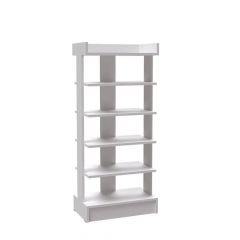 Прихожая Кевин Обувница открытая (Белый) в Троицке - troick.mebel24.online | фото
