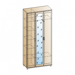 Прихожая Мелисса композиция 5 (Ясень Асахи) в Троицке - troick.mebel24.online | фото 2