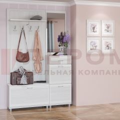 Прихожая Мелисса композиция 8 (Снежный Ясень) в Троицке - troick.mebel24.online | фото