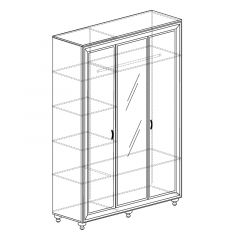 Шкаф 3-дверный с зеркалом №361 Афины в Троицке - troick.mebel24.online | фото 2