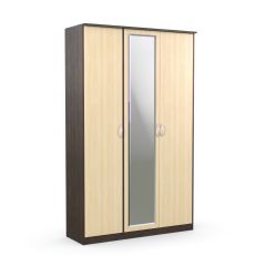 Шкаф 3-х створчатый Дуэт Люкс с зеркалом в Троицке - troick.mebel24.online | фото