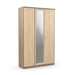Шкаф 3-х створчатый Дуэт Люкс с зеркалом в Троицке - troick.mebel24.online | фото 5