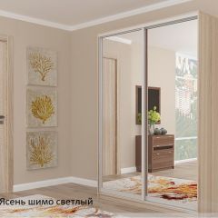 Шкаф №5 1.5-2 Оптима 2300х1504х452 (фасад 2 зеркала) в Троицке - troick.mebel24.online | фото 5