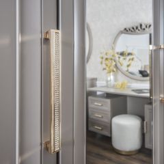 Шкаф 5-ти ств с зеркалами Мокко (серый камень) в Троицке - troick.mebel24.online | фото 3
