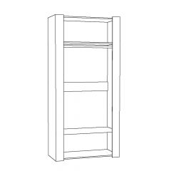 Шкаф для одежды 13.133 Амели в Троицке - troick.mebel24.online | фото 2