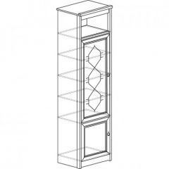 Шкаф для посуды №665 "Флоренция" Дуб оксфорд в Троицке - troick.mebel24.online | фото 2