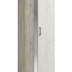 Шкаф Эмма (Дуб Крафт серый/белый) в Троицке - troick.mebel24.online | фото