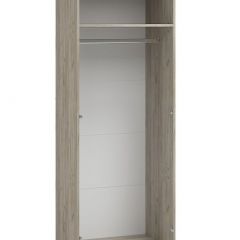 Шкаф Эмма (Дуб Крафт серый/белый) в Троицке - troick.mebel24.online | фото 2