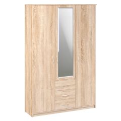 Шкаф комбинированный Дуэт Люкс с зеркалом в Троицке - troick.mebel24.online | фото 2