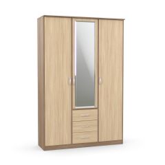 Шкаф комбинированный Дуэт Люкс с зеркалом в Троицке - troick.mebel24.online | фото 4