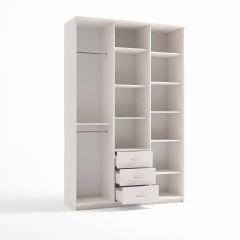 Шкаф комбинированный Дуэт Люкс с зеркалом в Троицке - troick.mebel24.online | фото 7