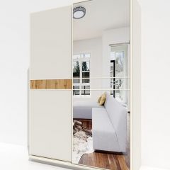 Шкаф-купе 1400 серии SOFT D6+D4+B2+PL2 (2 ящика+1штанга+1 полка) профиль «Капучино» в Троицке - troick.mebel24.online | фото