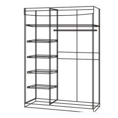 Шкаф-купе 1600 без зеркала "Мария-Луиза 6.16" в Троицке - troick.mebel24.online | фото 4