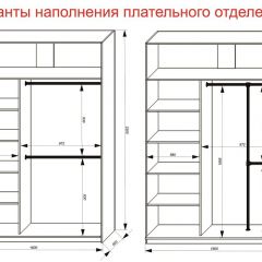 Шкаф-купе 1600 серии SOFT D6+D4+B2+PL2 (2 ящика+1штанга+1 полка) профиль «Капучино» в Троицке - troick.mebel24.online | фото 9