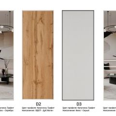 Шкаф-купе 1600 серии SOFT D6+D6+B2+PL3 (2 ящика+2штанги) профиль «Капучино» в Троицке - troick.mebel24.online | фото 9