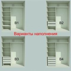 Шкаф-купе 1700 серии NEW CLASSIC K3+K3+B2+PL1 (2 ящика+1 штанга) профиль «Капучино» в Троицке - troick.mebel24.online | фото 7