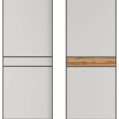 Шкаф-купе 2100 серии SOFT D4+D4+D4+B22+PL1 (по 2 ящика лев/прав+1штанга) профиль «Графит» в Троицке - troick.mebel24.online | фото 10