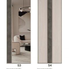 Шкаф-купе 2250 серии SILVER S5+S1+S5 B22+PL2 (по 2 ящика лев/прав+1 штанга+1 полка) профиль «Серебро» в Троицке - troick.mebel24.online | фото 11