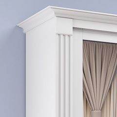 Шкаф-купе 2450 серии NEW CLASSIC K1+K1+K1+B22+PL4 (по 2 ящика лев/прав+F обр.штанга) профиль «Капучино» в Троицке - troick.mebel24.online | фото 4