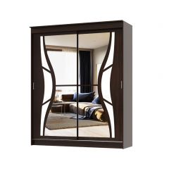 Шкаф-купе Бабочка 2.0 серия Альянс (Венге) в Троицке - troick.mebel24.online | фото
