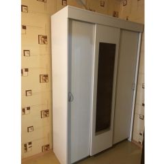 Шкаф-купе Бассо 1300 (Белый) в Троицке - troick.mebel24.online | фото 3