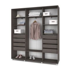 МАРТИН Шкаф-купе Анкор темный (2200*450) М421 в Троицке - troick.mebel24.online | фото 4