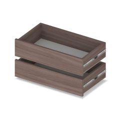 МАРТИН Шкаф-купе с зеркалом Шимо темный (2200*450) М422 в Троицке - troick.mebel24.online | фото 3