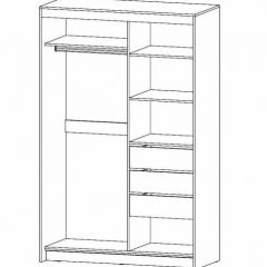 РИВЬЕРА Шкаф-купе 2х створчатый в Троицке - troick.mebel24.online | фото 2