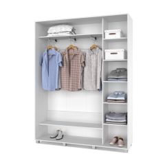 РОЛАНД Шкаф-купе Анкор светлый (450*1700) Р471 в Троицке - troick.mebel24.online | фото 3