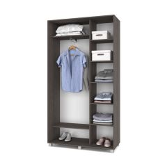 РОЛАНД Шкаф-купе Анкор темный (450*1200) Р421 в Троицке - troick.mebel24.online | фото 2