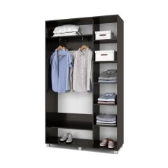 РОЛАНД Шкаф-купе с зеркалами Венге (450*1300) Р433 в Троицке - troick.mebel24.online | фото 3