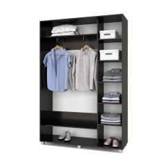 РОЛАНД Шкаф-купе с зеркалами Венге (450*1500) Р453 в Троицке - troick.mebel24.online | фото 3