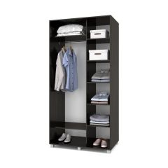 РОЛАНД Шкаф-купе с зеркалами Венге (600*1100) Р613 в Троицке - troick.mebel24.online | фото 2