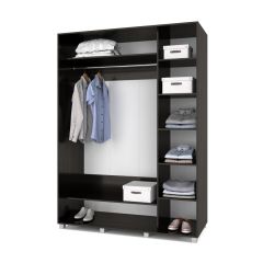 РОЛАНД Шкаф-купе с зеркалами Венге (600*1800) Р683 в Троицке - troick.mebel24.online | фото 2