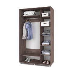 РОЛАНД Шкаф-купе с зеркалом Шимо темный (600*1200) Р622 в Троицке - troick.mebel24.online | фото 2
