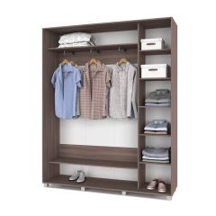 РОЛАНД Шкаф-купе Шимо темный (450*1800) Р481 в Троицке - troick.mebel24.online | фото 2