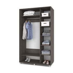 РОЛАНД Шкаф-купе зеркалом Анкор темный (600*1500) Р652 в Троицке - troick.mebel24.online | фото 2