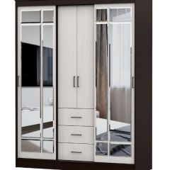 Шкаф-купе ШКП 1 (Венге/Ясень Анкор светлый) в Троицке - troick.mebel24.online | фото
