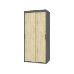 ТОМАС Шкаф-купе Камень темный - Ирландский дуб Т21 в Троицке - troick.mebel24.online | фото