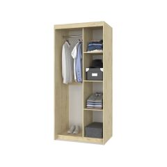 ТОМАС Шкаф-купе с зеркалом Ирландский дуб Т22 в Троицке - troick.mebel24.online | фото 2