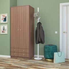 Шкаф Нина (М6) Ясень шимо темный в Троицке - troick.mebel24.online | фото