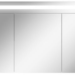 Шкаф-зеркало Аврора 100 с подсветкой LED Домино (DV8012HZ) в Троицке - troick.mebel24.online | фото 1