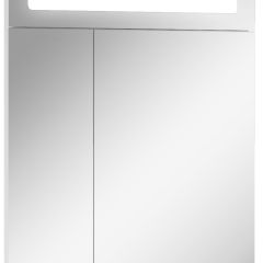Шкаф-зеркало Аврора 60 с подсветкой LED Домино (DV8005HZ) в Троицке - troick.mebel24.online | фото
