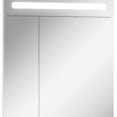 Шкаф-зеркало Аврора 65 с подсветкой LED Домино (DV8006HZ) в Троицке - troick.mebel24.online | фото