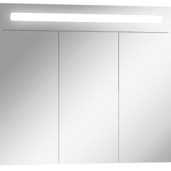 Шкаф-зеркало Аврора 80 с подсветкой LED Домино (DV8009HZ) в Троицке - troick.mebel24.online | фото