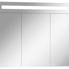 Шкаф-зеркало Аврора 85 с подсветкой LED Домино (DV8010HZ) в Троицке - troick.mebel24.online | фото