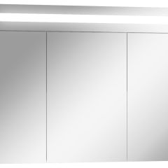 Шкаф-зеркало Аврора 90 с подсветкой LED Домино (DV8011HZ) в Троицке - troick.mebel24.online | фото