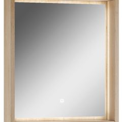 Шкаф-зеркало Nice 60 с подсветкой Домино (DN4706HZ) в Троицке - troick.mebel24.online | фото