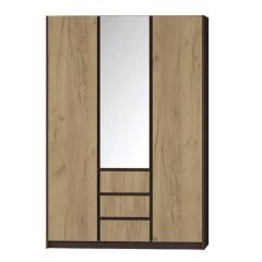 Спальня Флоренция (Венге/Дуб Крафт Золотой) в Троицке - troick.mebel24.online | фото 5